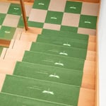 JJTXSQSMQM Tapis d'escalier 4 pièces Tapis de Bande de roulement Tapis d'escalier Auto-adhésifs Ensemble Tapis de Marche antidérapant Tapis de Protection des escaliers