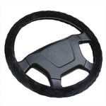 NASHDZ Car Steering Wheel Cover Winter Short Plush Steering Wheel Cover Large Truck Minivan Bus Handlebar Cover,Fit for 36-50CM