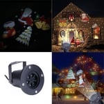 Lumière laser Projecteur de plein air flottants Père Noël décoration de Noël pour intérieur et extérieur de Noël éclairage mural de