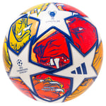 adidas Fotboll Pro Champions League London 2024 Matchboll - Vit/Blå/Orange, storlek Ball SZ. 5