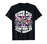 Motorbike motorcyclist biker chopper bike motorcycle UK Flag T-Shirt