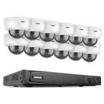 16CH 5MP POE NVR Kit Security Camera System Two Way Audio H.265+ IP Camera 8MP 4