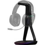 Support pour Casque/Micro-Casque - THE G-LAB - K-STAND HYDROGEN - 2 ports USB - Noir