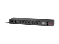 Apc Switched Rack Pdu Ap7900b - Kraftdistributionsenhet (Kan Monteras I Rack) - Ac 100-120 V - Ingång: Nema 5-15P - Utgångskontakter: 8 (Nema 5-15) - 1U - 3.65 M Sladd - För P/N: Smx1000c, Smx1500rm2uc, Smx1500rm2ucnc, Smx750c, Smx750cnc, Srtl3krm1u