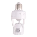 E27 LED 220V Screw Light Bulb Holder LED PIR Infrared Motion Sensor Lamp5269