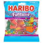 3X Haribo Funtasia 150G Fruit Flavour Gums with Sweet Foam Gum