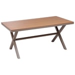 Table De Jardin Métal Taupe Tiano