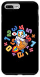 Coque pour iPhone 7 Plus/8 Plus Kawaii Dog Astronaute Kids Funny Maths Day Numbers Day