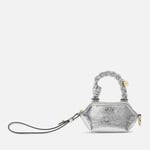 Ganni Metallic Leather-Blend Nano Bou Bag