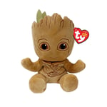 ORIGINAL TY BEANIE GROOT  MARVEL 6" PLUSH BRUSHED FABRIC SOFT TOY 44003