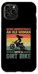 iPhone 11 Pro Never Underestimate An Old Woman With Dirt Bike Motocross Case