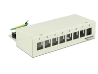 Delock Keystone Desktop Patch Panel - koblingspanel