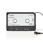 Nedis Bilstereo Aux Cassette Adapter | 3.5 mm | Kabellengde: 1.00 m | Sort