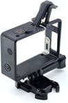 Support de Cadre Standard pour GoPro Hero 4, Hero 3+, Hero 3 Plus, Hero 3 Standard Monture / 2 en 1 Support de Cadre(Compatible avec la caméra Seule ou la caméra monté avec écran LCD BacPac)