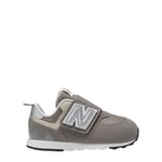 New Balance 574 Baby Sneakers Med Kardborreband Raincloud | Grå | 24 EU