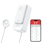 SwitchBot WiFi Water Sensor No Hub Required, Smart Water Leak Detector 100dB Adjustable Alerts & App Alerts, IP67 Waterproof, Wireless Detector for Home with 1m (3.28ft) Sensing Cable, (Support 2.4G)