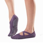 TAVI CHLOE LAVENDER SMALL Chaussettes antidérapantes PILATES Femme VIOLET FR : S (Taille Fabricant : S)