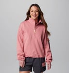 Polaire demi-zip painted peak - femme