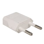 Adaptateur universel de prise UE US vers UE,adaptateur de voyage CN vers UE,convertisseur de prise électrique KR Euro,prises de courant,prise AC - Type white-1-4.8mm