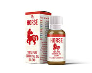 Mystix London | Horse - Chinese Zodiac Essential Oil Blend 10ml - for Diffusers, Aromatherapy & Massage Blends | Perfect as a Gift | Vegan, GMO Free