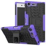 Sony Xperia XZ Premium      Heavy Duty Case    [Purple]