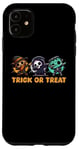 Coque pour iPhone 11 Trick Or Treat Chibi Halloween Reaper Frankenstein Scarecrow Scarecrow