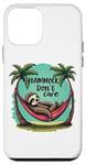 iPhone 12 mini Relaxing Sloth Hammock Don’t Care Funny Tropical Palm Tree Case