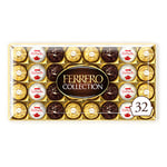 Ferrero Collection Pralines, Christmas, Chocolate Gift, Gifts for Women and Men, Assorted Rocher, Coconut Raffaello and Dark Chocolate Rondnoir, Box of 32 (359g)