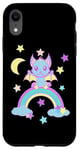 Coque pour iPhone XR Chauve-souris pour Halloween - Arc-en-ciel - Pour enfant