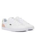 Lacoste Lerond Pro BL 23 1 CFA Womens Trainers - White Leather - Size UK 8