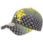 Casquette NY Noire et Jaune Fashion Design New York Baseball Avenue-Taille uniq