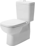 Duravit D-Code Gulvstående toalett 355x650 mm, Hvit, HygieneGlaze - 21180920002