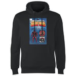 Marvel Deadpool Secret Wars Action Figure Hoodie - Black - XL - Black