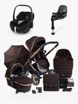 iCandy Peach 7 Pushchair & Accessories with Maxi-Cosi Pebble 360 Pro2 Baby Car Seat and Base Bundle, Pecan/Twillic Black