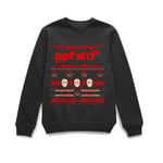 Friday the 13th Jason Lives Christmas Jumper - Black - M - Black