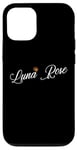 Coque pour iPhone 12/12 Pro Luna Rose Custom Name for Kids Toddlers Women - Luna Rose