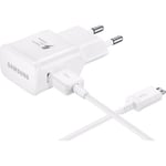 Chargeur Samsung Galaxy S6 Edge Plus cable 100cm SAMSUNG BLANC AFC Charge Rapide 2A