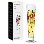 Ritzenhoff 1011013 Verre à bière 330 ml – Série Heldenfest, Motif n° 13 – Pour héros sur le barbecue – Rond – Fabriqué en Allemagne