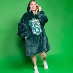 Official Harry Potter Slytherin Crest Oversized Hooded Blanket