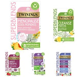 Twinings Superblends Bundle - Menopause Cool Moments & Cleanse & Sweet Dreams & Wind Down & Sleep Bigger Pack