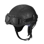 Casque De Motocross Adulte avec Visière De Lunettes, Casque De Moto De Vélo Adulte, Casque De Vélo De Montagne Et De Route Réglable pour Hommes/Femmes Adultes Opportune