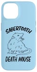 Coque pour iPhone 14 Funny Sabertooth Death Mouse Possum Lover