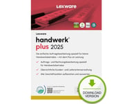 Lexware Handwerk Plus 2025 Download Jahresversion (365-Tage), Finansiell Analys, Esd (Electronic Software Download), Tyska, 1 År, Windows 11 Enterprise X64, Windows 10, Windows 11 Home, Windows 10 Education, Windows 11 Pro,...