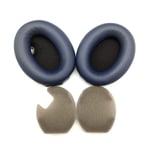 Earpads Coussinets de Rechange Coussinets d'oreille Oreillette de Remplacement Coussins en Mousse pour Casque SONY Sony MDR-1000X WH-1000XM2 M3 M4 jeu de faisceaux de tete 1000XM4 cache-oreilles bleus (avec coton)