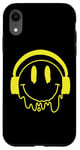 iPhone XR Melting Yellow Smile Funny Smiling Melted Dripping Face Cute Case