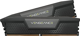 CORSAIR VENGEANCE DDR5 RAM 64GB (2x32GB) 6400MHz CL32 Intel XMP iCUE Compatible Computer Memory - Black (CMK64GX5M2B6400C32)