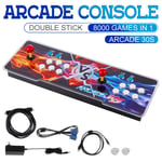 30S 3D 2D Video Games 8000 in 1 Home Retro Arcade Game Console Double Stick 3D