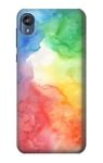 Colorful Watercolor Case Cover For Motorola Moto E6, Moto E (6th Gen)