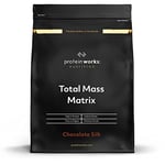 Protein Works - Total Mass Matrix Mass Gainer | High Calorie Protein Powder | Mass Building Protein Shake | Weight Gainer Protein Powder | 16 Servings | Chocolate Silk | 2kg