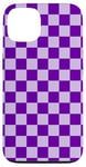 iPhone 13 Checkered Purple Checkerboard Case